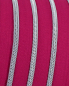Preview: Endlosreißverschluss metallisiert schmal fuchsia/silber (1m)